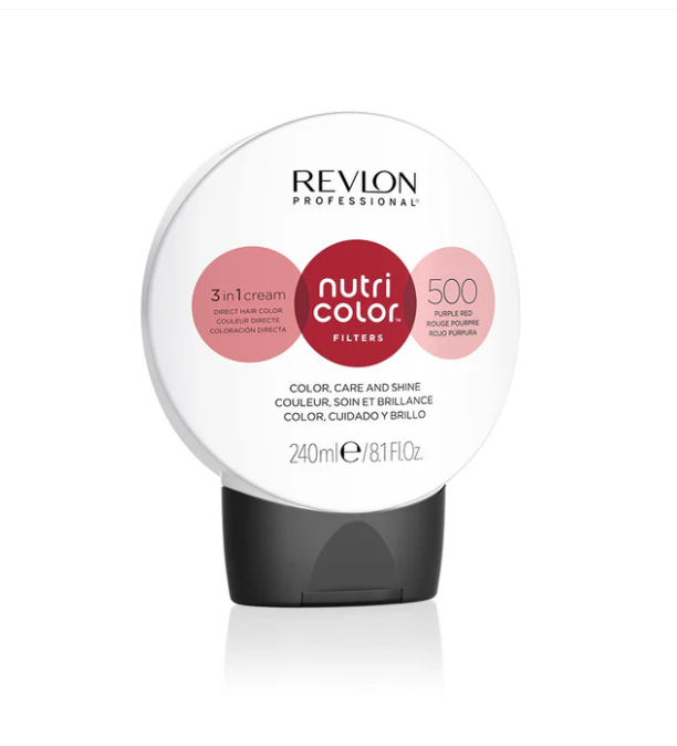 Nutri Color Filters Toning 500 Purple Red 240 ml - Revlon Professional